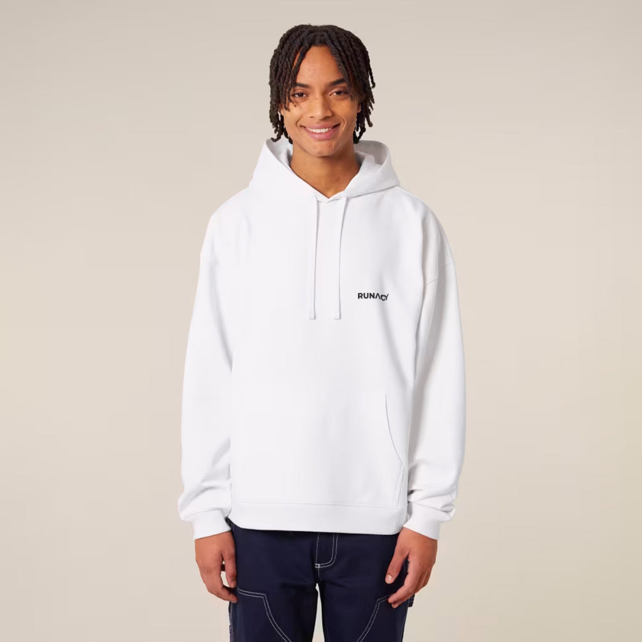 Running is Always the Answer Hoodie White