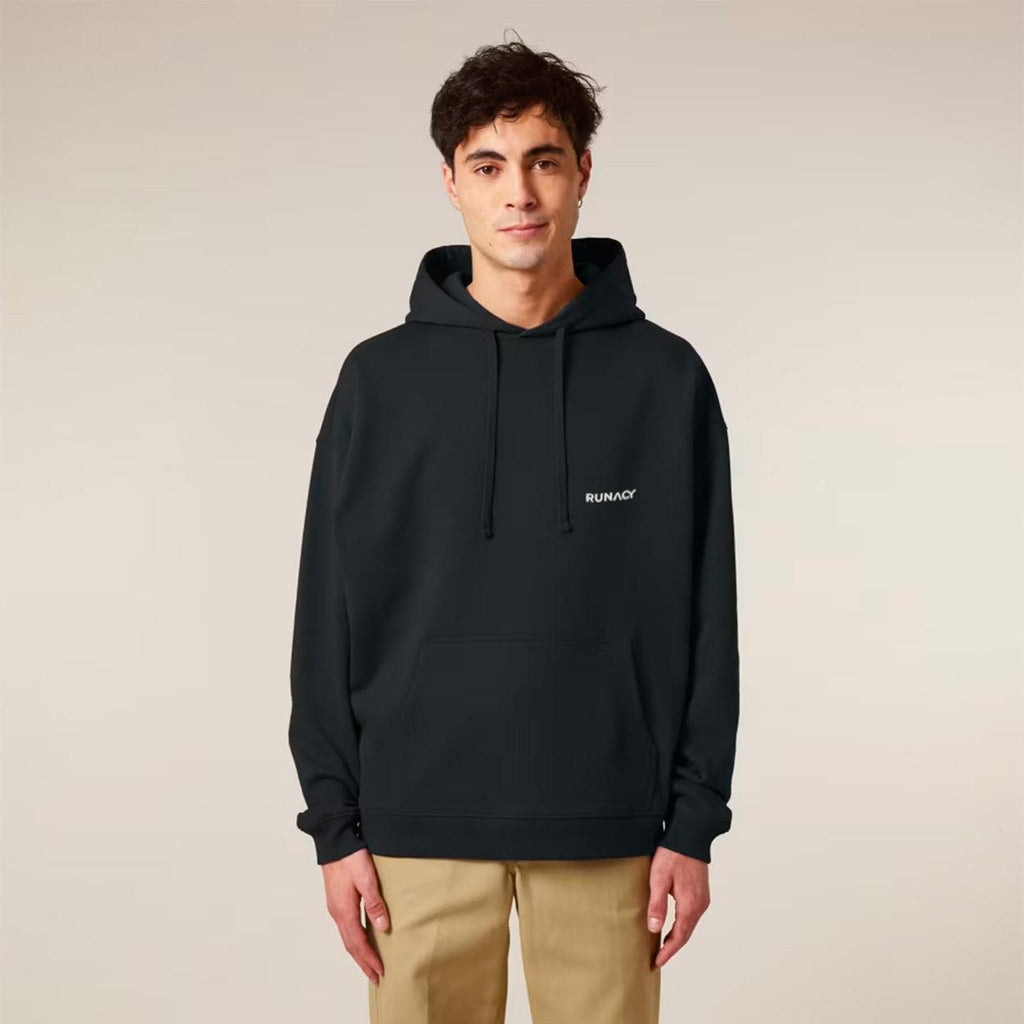 The Long Run Hoodie Black
