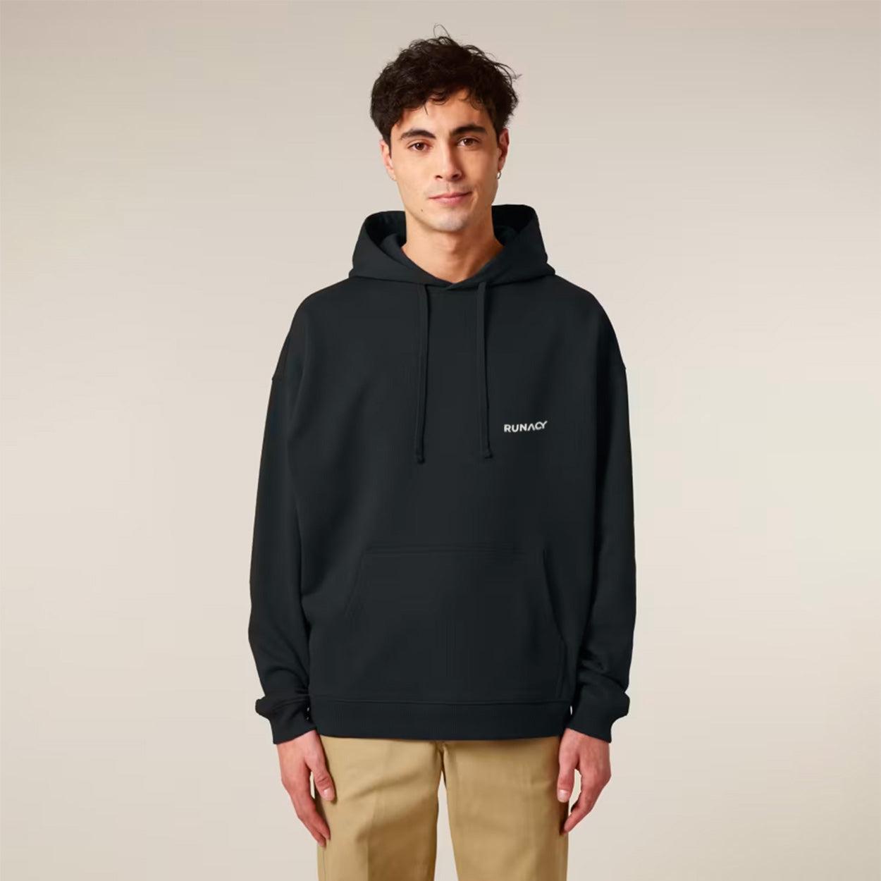 The Long Run Hoodie Black