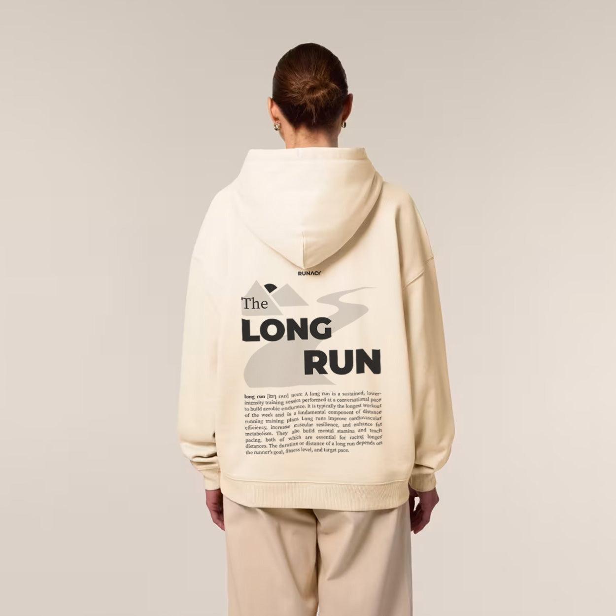 The Long Run Hoodie Cream