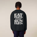 Eat Pasta Run Fasta Sweatshirt Black