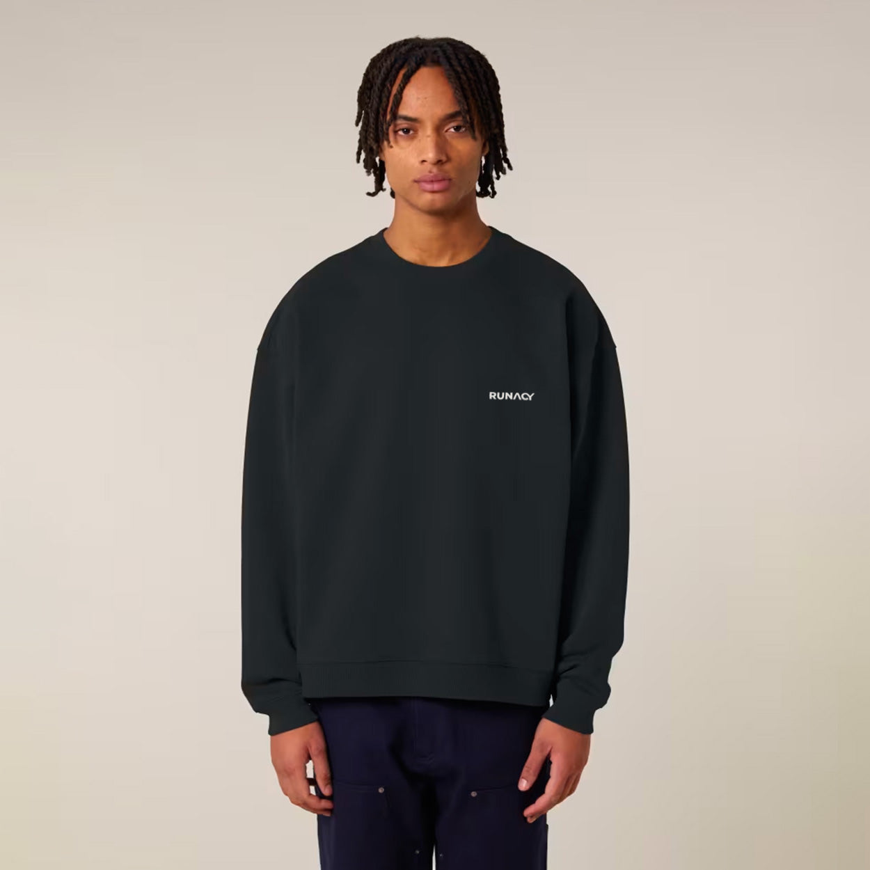 Eat Pasta Run Fasta Sweatshirt Black