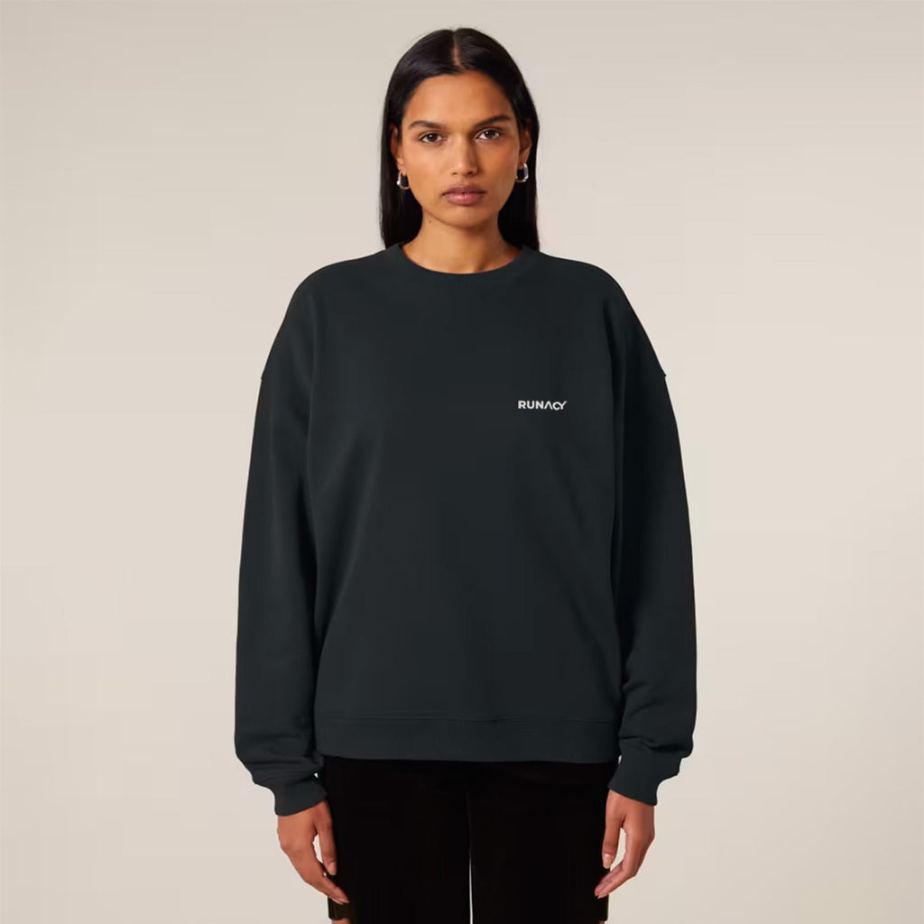 Eat Pasta Run Fasta Sweatshirt Black