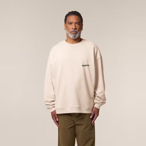 RUNACY Running is Always the Answer Sweatshirt Cream 