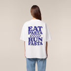 Eat Pasta Run Fasta T-Shirt White