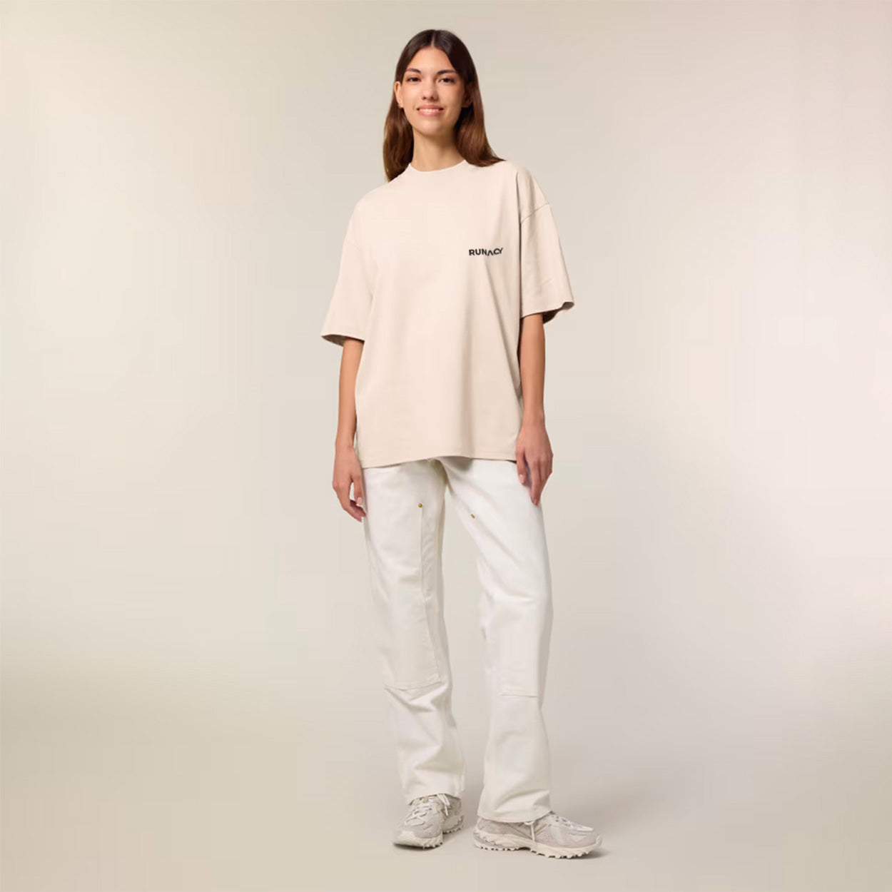 Running is Always the Answer T-Shirt Cream