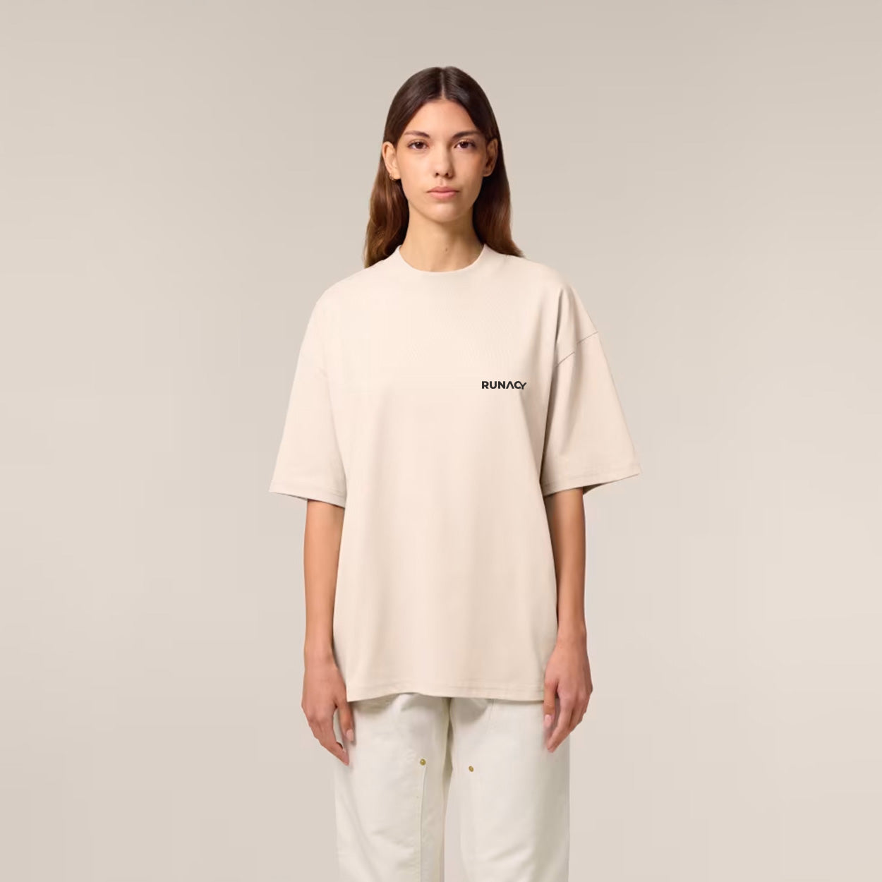 Running is Always the Answer T-Shirt Cream